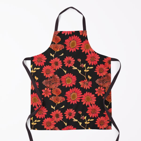 Item preview, Vibrant Red Flowers Pattern designed and sold by Liza36designs.