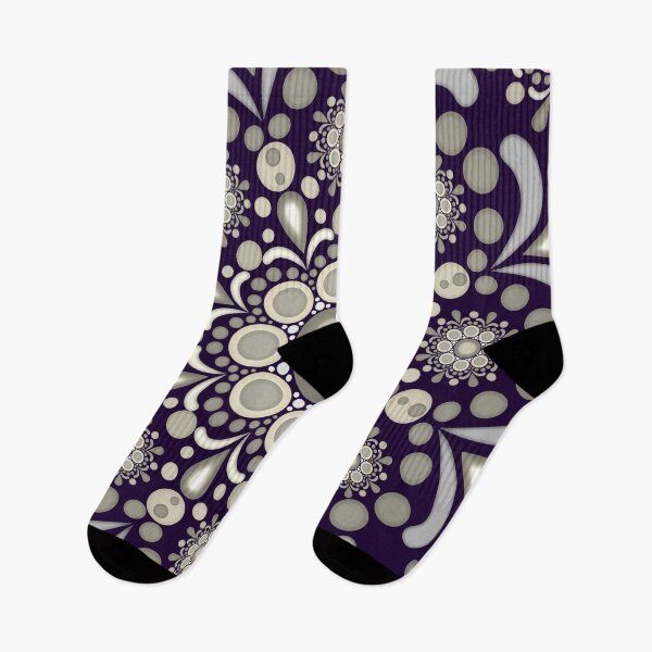Item preview, Mandala Design  - Purple and Silver/Gold designed and sold by SquareKeyStudio.