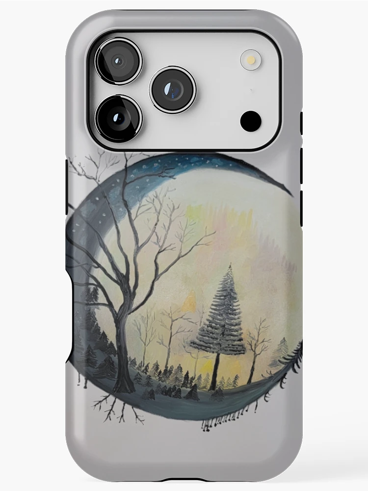 Thumbnail 1 of 4, iPhone Case, Forest In The Moon designed and sold by RpHinkle.