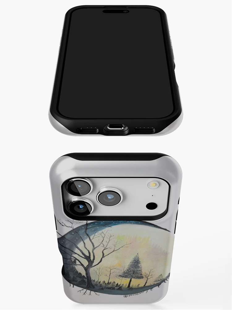 Thumbnail 3 of 4, iPhone Case, Forest In The Moon designed and sold by RpHinkle.