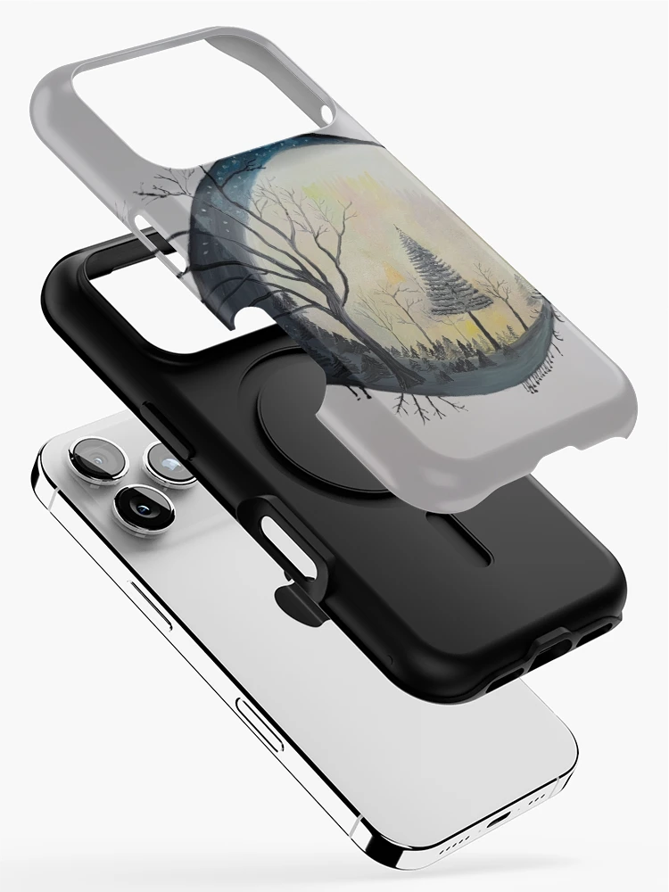 Thumbnail 2 of 4, iPhone Case, Forest In The Moon designed and sold by RpHinkle.