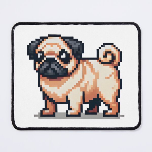 Item preview, Pixel Pug Puppie designed and sold by The Unique Geek.