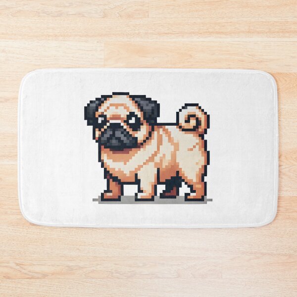 Item preview, Pixel Pug Puppie designed and sold by The Unique Geek.