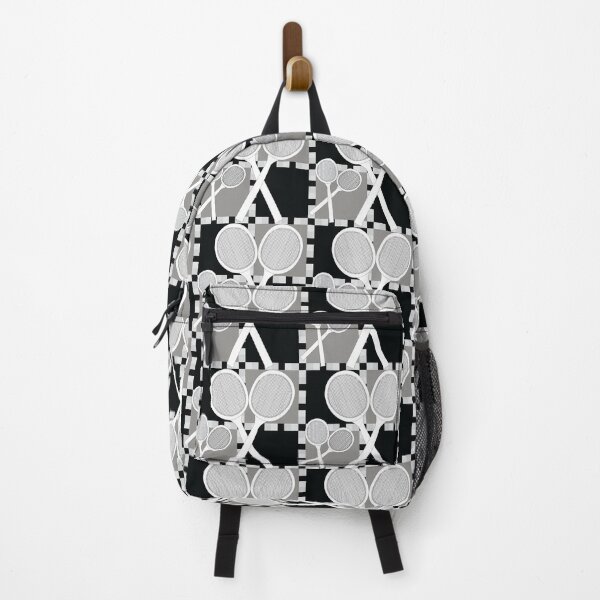 Item preview, Tennis checkered pattern black background designed and sold by Tatiana Ribeiro.