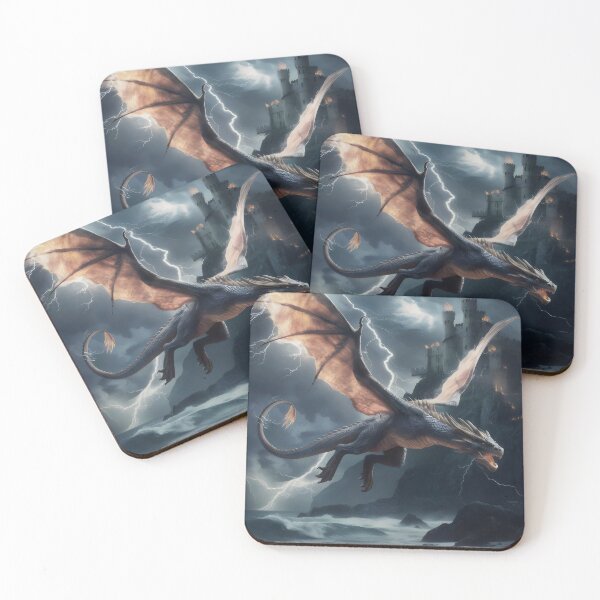 Item preview, Flight of the majestic dragon. designed and sold by MyHappyArtShop.