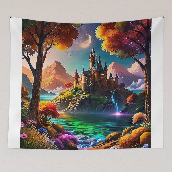 Item preview, Castle in the lake designed and sold by PixelParadies.