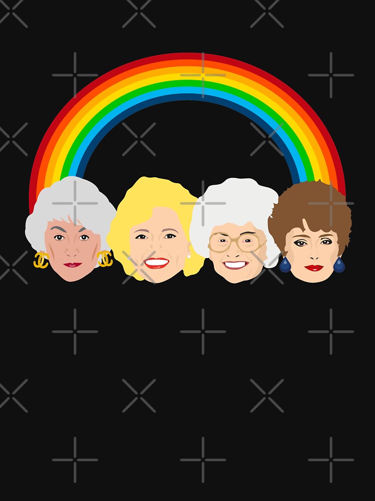 LGBT Pride Dorothy, Blanche, Rose and Sophia Design by gregs-celeb-art