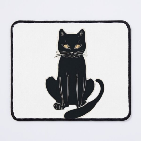 Item preview, Gato negro sentado designed and sold by Asiantrendzz.