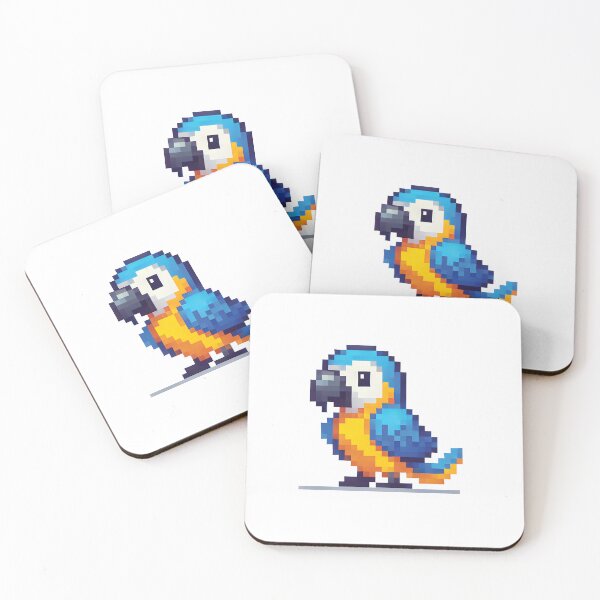 Item preview, Pixel Parrot Baby (Chick) designed and sold by The Unique Geek.