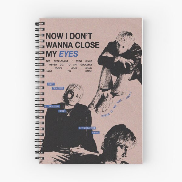 Item preview, Close my eyes pink and blue lyrics designed and sold by niasartkk.