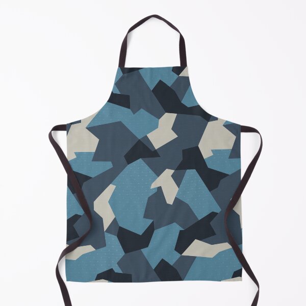 Aperçu de l'œuvre Camo Suédois Advanced Bleu créée et vendue par Geek Updated.