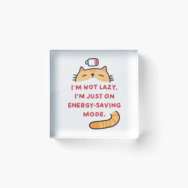 Item preview, Energy Saving Mode designed and sold by Cocoa-cat.