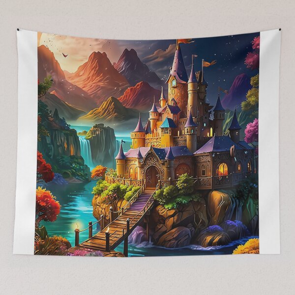 Item preview, Castle in the lake designed and sold by PixelParadies.