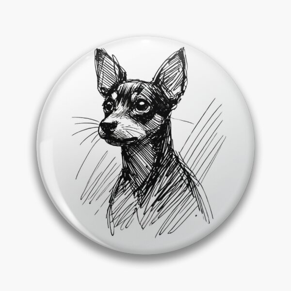Item preview, Pincher Dog designed and sold by Blink Art Studio.