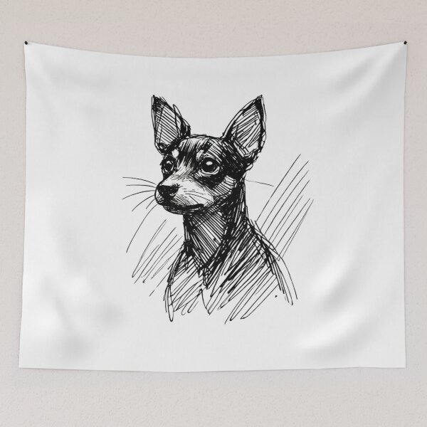 Item preview, Pincher Dog designed and sold by Blink Art Studio.