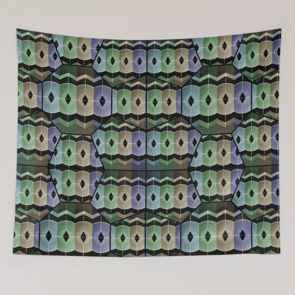 Item preview, Geometric multicolored pattern designed and sold by AnnabellaRh.