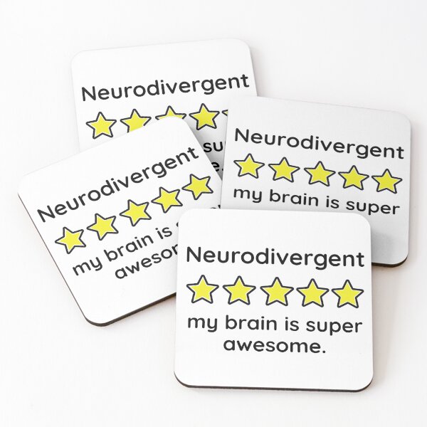 Item preview, Neurodivergent my brain is super awesome  designed and sold by Rachel the Artist .