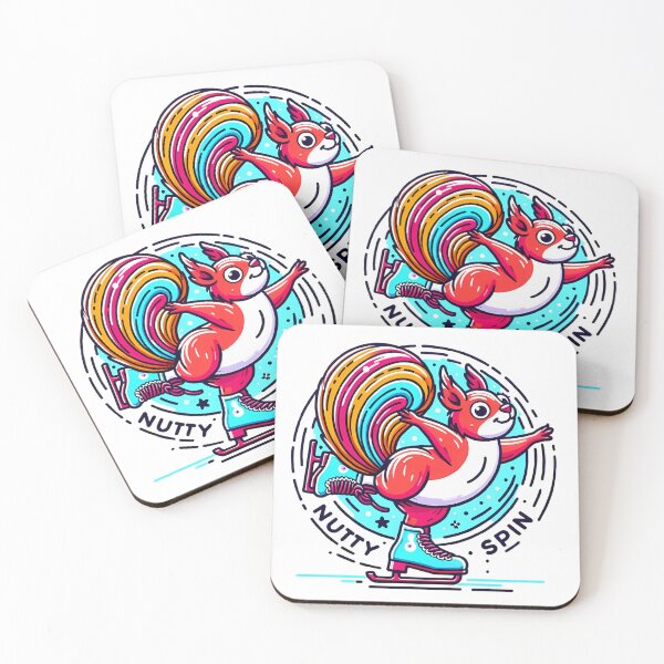 Item preview, Skating Squirrel Spin - Nutty Spin designed and sold by beyazart.