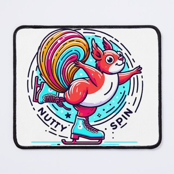 Item preview, Skating Squirrel Spin - Nutty Spin designed and sold by beyazart.
