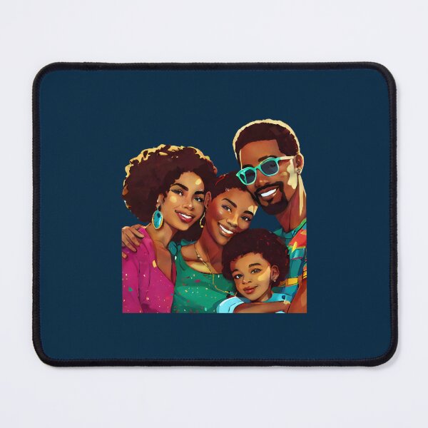 Item preview, African American Family Portrait designed and sold by goyettecolby.