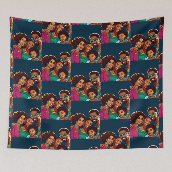Item preview, African American Family Portrait designed and sold by goyettecolby.