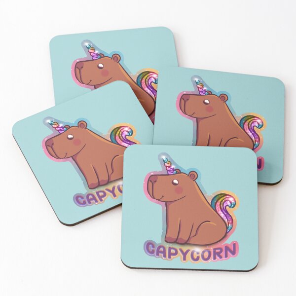Item preview, Capycorn colorful cute unicorn capybara designed and sold by camilacarvalho.