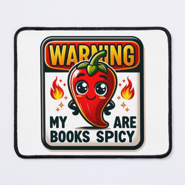 Item preview, Warning My Books Are Spicy designed and sold by PedroStyle.