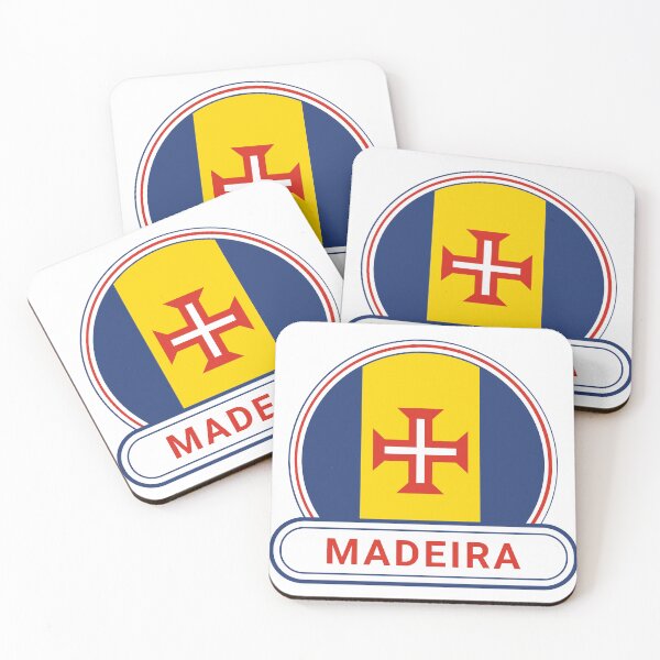 Item preview, Madeira Country Badge - Madeira Flag designed and sold by chrisrivait.