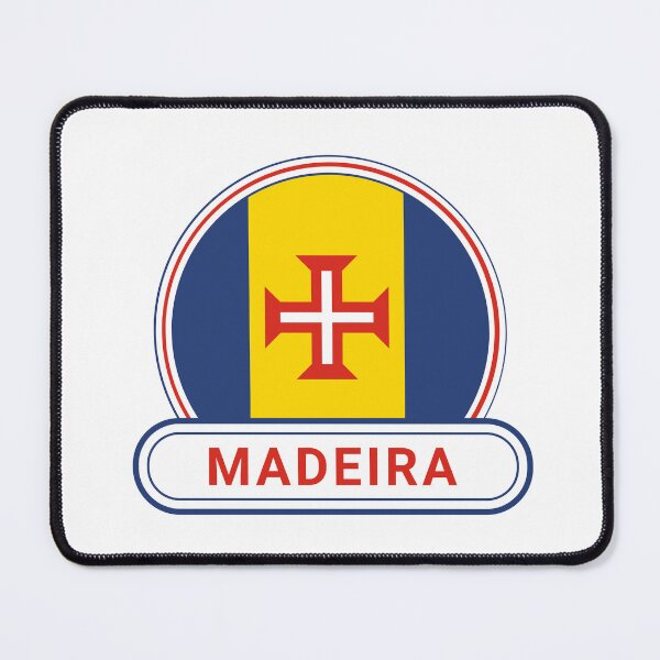 Item preview, Madeira Country Badge - Madeira Flag designed and sold by chrisrivait.
