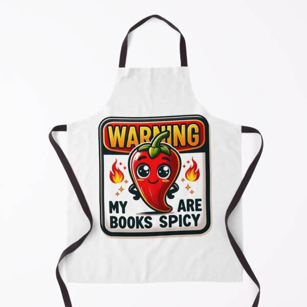 Item preview, Warning My Books Are Spicy designed and sold by PedroStyle.