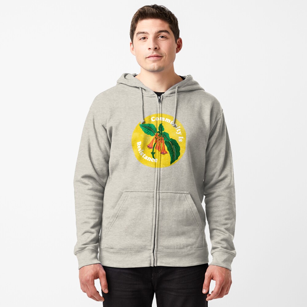 Item preview, Zipped Hoodie designed and sold by fabfeminist.