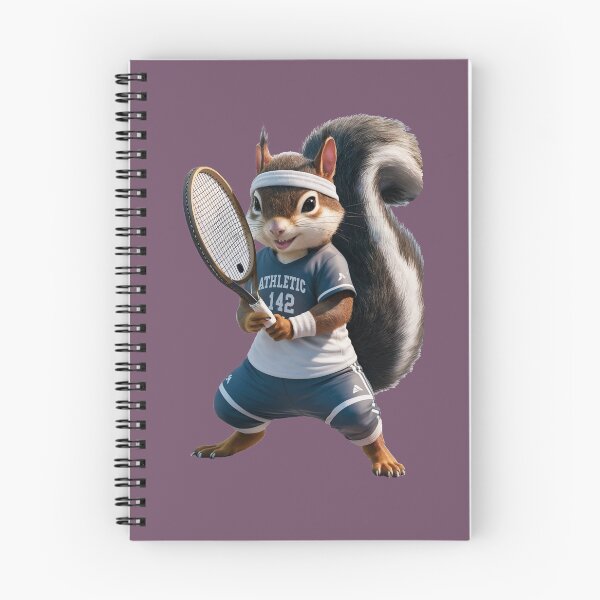 Item preview, Olympic squirrel tennis player with a racket in hand designed and sold by NiRia Spot.