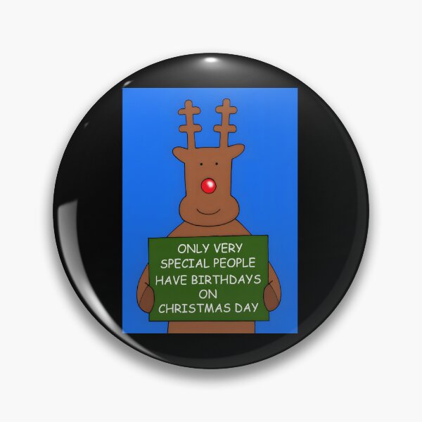 Item preview, 418 Christmas Day December 25Th Birthday Cute Cartoon Reindeer	 designed and sold by ydivotci44.