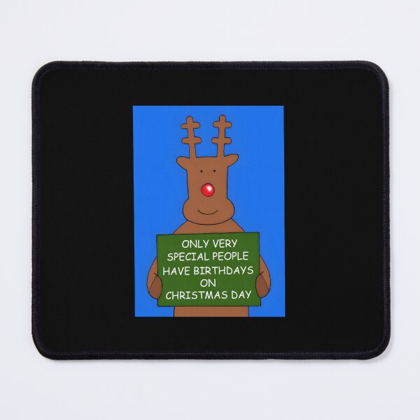 Item preview, 418 Christmas Day December 25Th Birthday Cute Cartoon Reindeer	 designed and sold by ydivotci44.