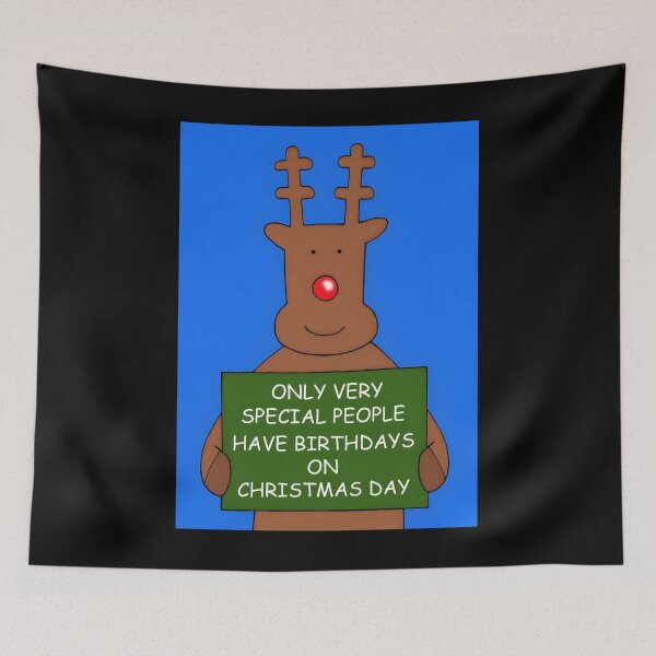Item preview, 418 Christmas Day December 25Th Birthday Cute Cartoon Reindeer	 designed and sold by ydivotci44.