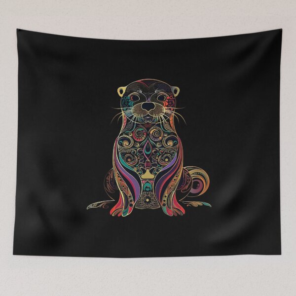 Item preview, Stylized Otter designed and sold by HarmonyTheKoala.