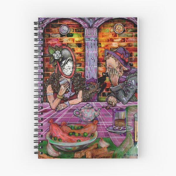 Item preview, Steppenwolf Illustration, Chapter V. A4 drawing, mixed media. designed and sold by Mishelle-Sherri.