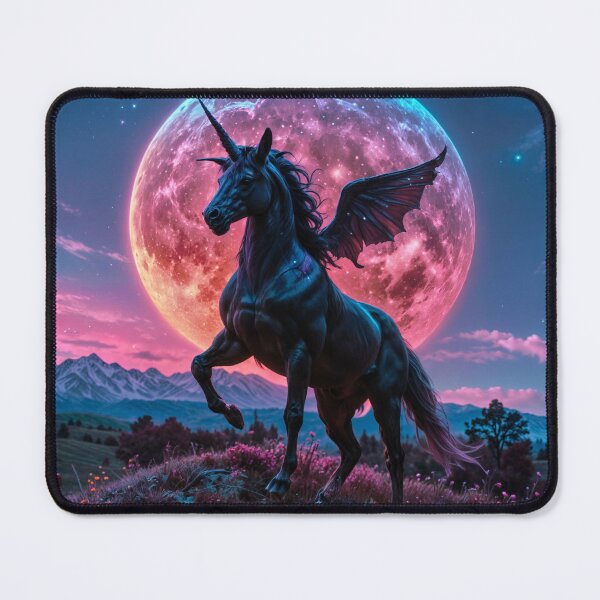 Item preview, Beautiful Black Pegasus designed and sold by Ranzou-Art.