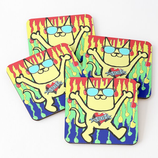 Item preview, Cat, Groovy Pop Art Kitten Art 24 designed and sold by LowEndGraphics.