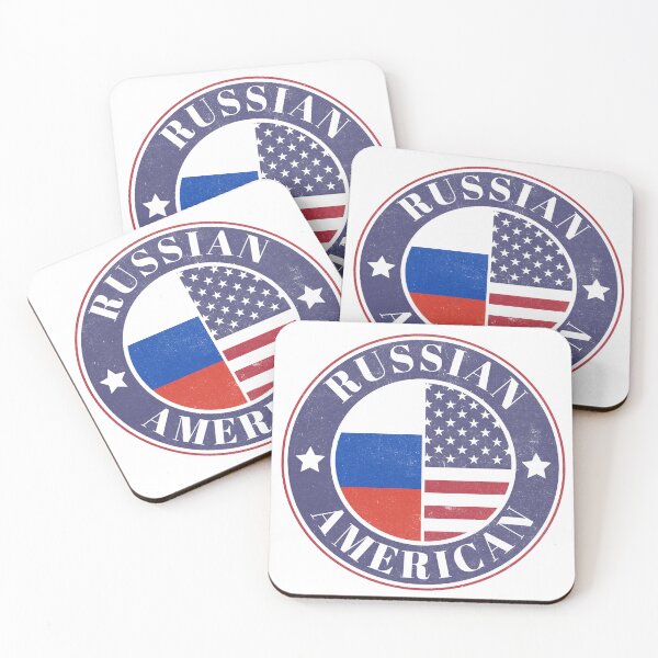 Item preview, Proud Russian-American Badge - Russia Flag designed and sold by chrisrivait.