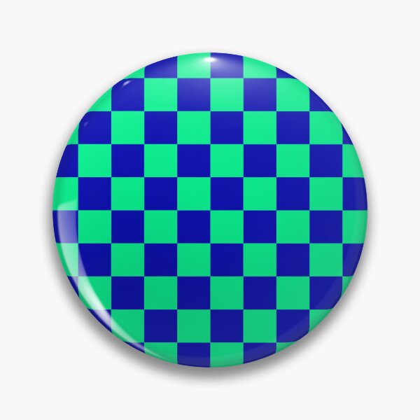 Item preview, Blue Green Checker Pattern Design designed and sold by PatternTitan.