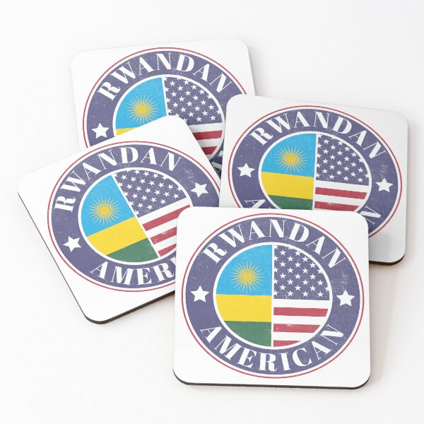 Item preview, Proud Rwandan-American Badge - Rwanda Flag designed and sold by chrisrivait.