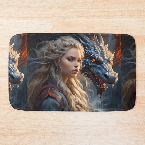 Item preview, Blonde Girl With Dragon designed and sold by Marcicev-Bojan.