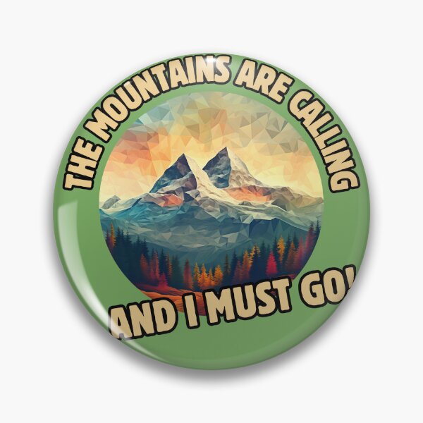 Item preview, The Mountains Are Calling And I Must Go. Geometric Landscape designed and sold by Nabucodonoshop.