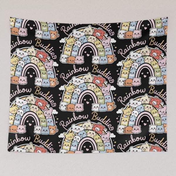 Item preview, Celebrating Diversity: Rainbow Buddies Unite for Friendship designed and sold by SplashTastic.