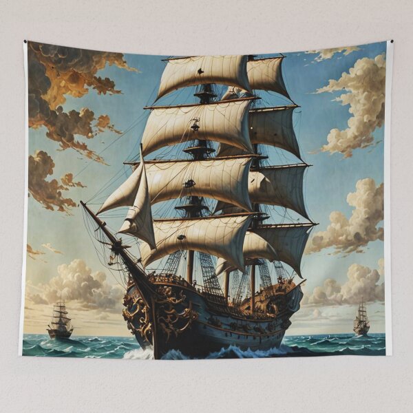 Item preview, Portuguese Man O War designed and sold by ArtHistoryPrint.