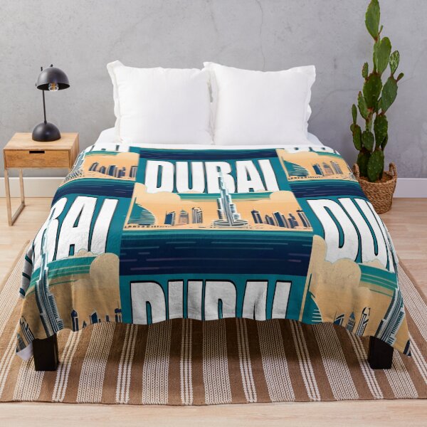 Item preview, Dubai Skyline Illustration Travel Art designed and sold by jessephotoart.