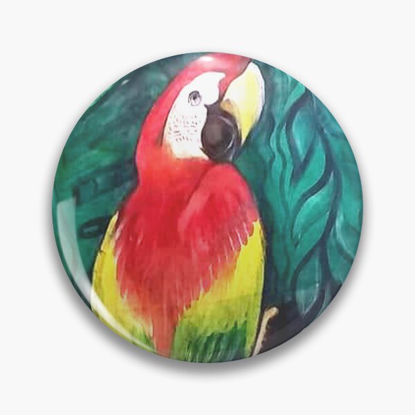 Item preview, Colourful Parrot Painting : Artist : Gretel Moss designed and sold by Gretel Moss.