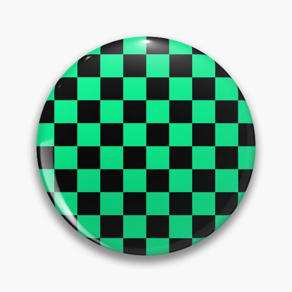 Item preview, Green Black Checker Pattern Design designed and sold by PatternTitan.