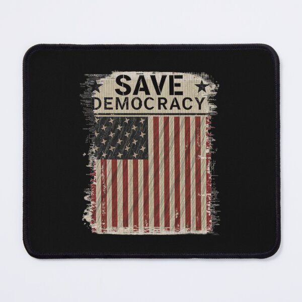Item preview, future slogan save democracy designed and sold by Moris-shop.